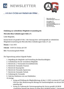 Newsletter